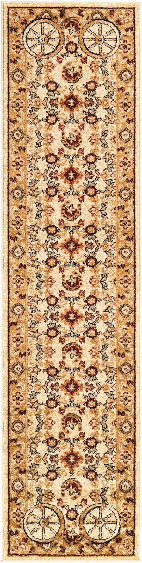Ivory 2' x 8' Pioneer Runner Area Rug