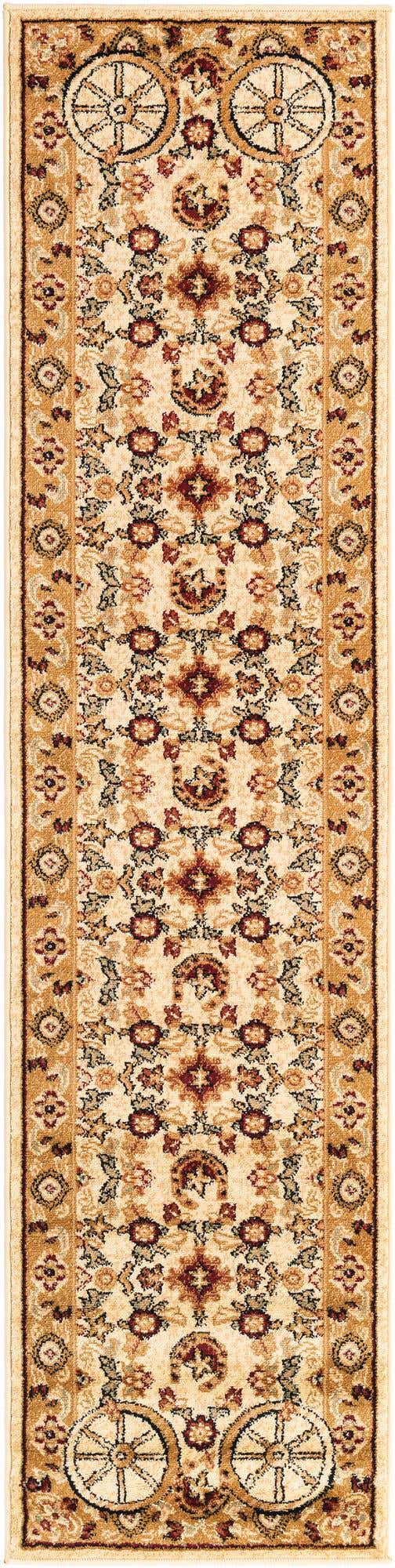 Ivory 2' x 8' Pioneer Runner Area Rug