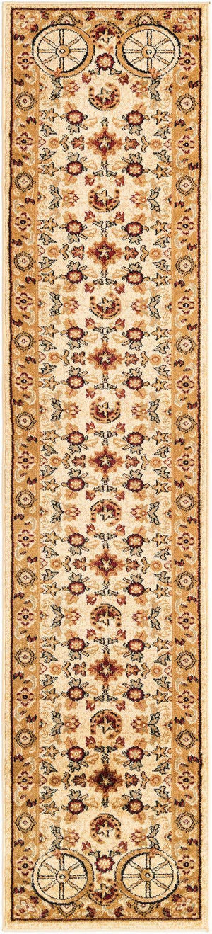 Ivory 2' x 10' Pioneer Runner Area Rug