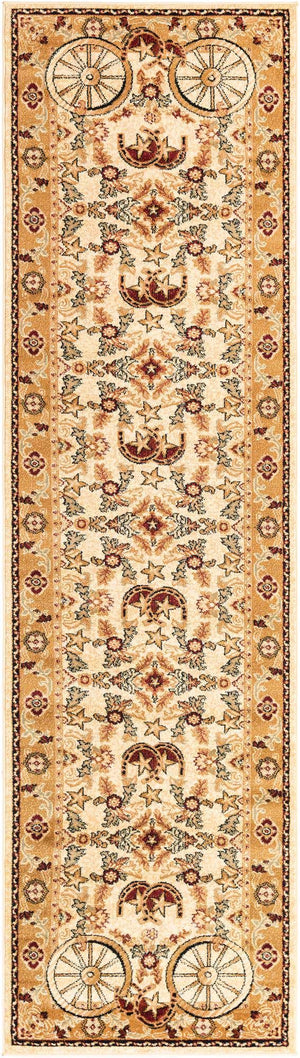 Ivory 2' 11 x 12' Pioneer Runner Area Rug