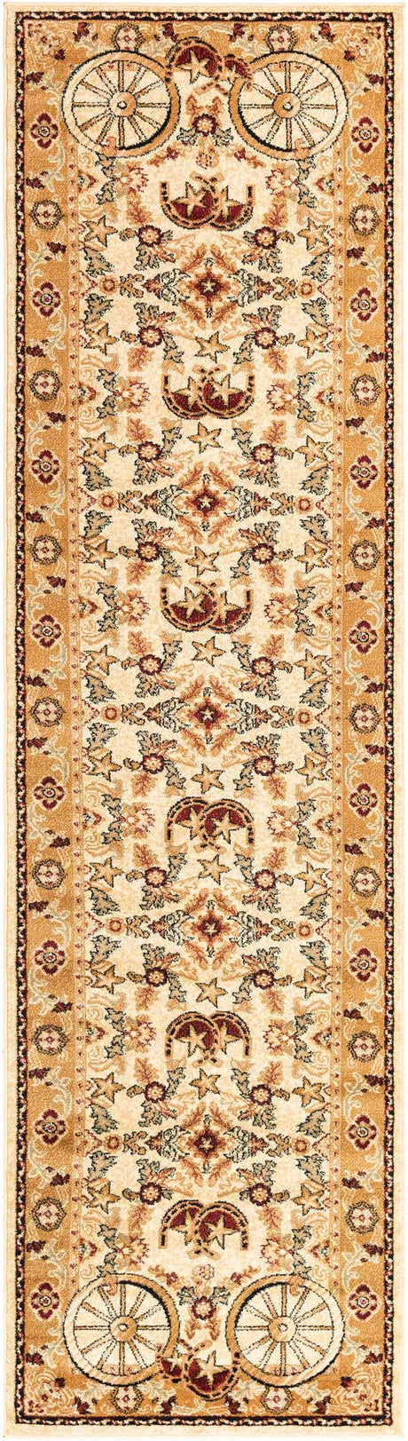 Ivory 2' 11 x 12' Pioneer Runner Area Rug