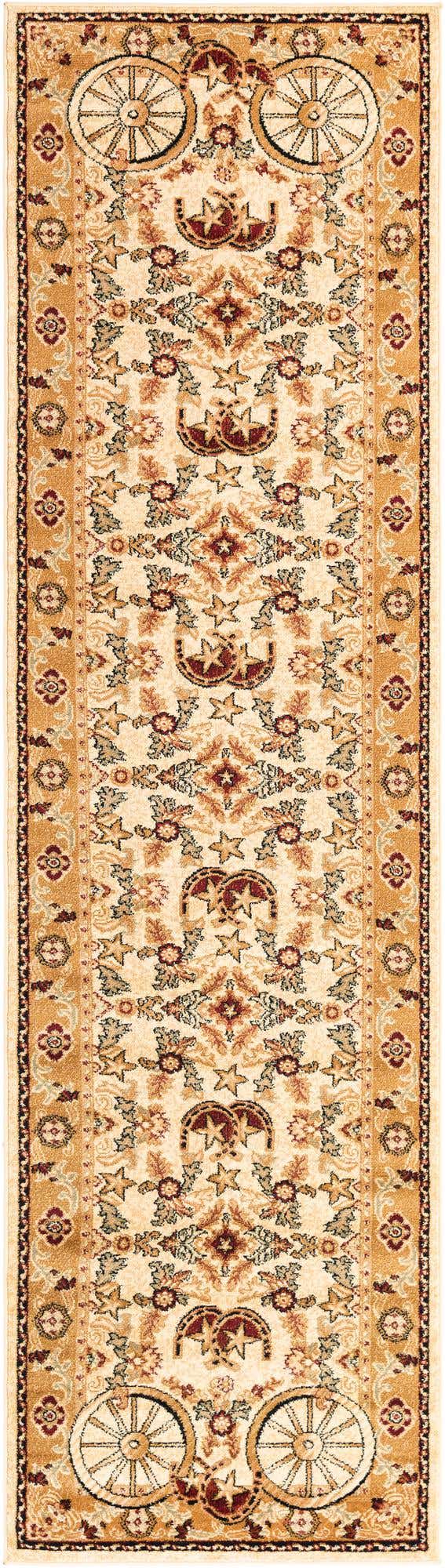Ivory 2' 11 x 12' Pioneer Runner Area Rug