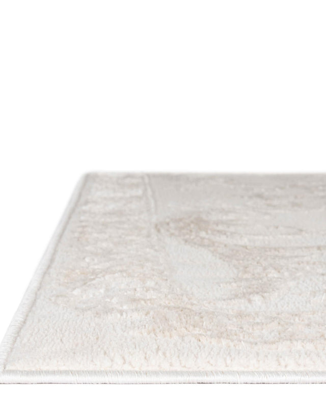 Ivory 3' 3 x 5' 3 Finsbury Rectangle Area Rug 60% Polypropylene & 40% Polyester Contemporary Carpet for Living Rooms, Dining, Offices for Sale at Rug Engine