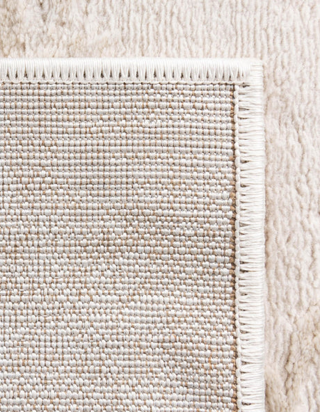 Ivory 10' x 10' Finsbury Square Area Rug 60% Polypropylene & 40% Polyester Contemporary Carpet for Living Rooms, Dining, Offices for Sale at Rug Engine