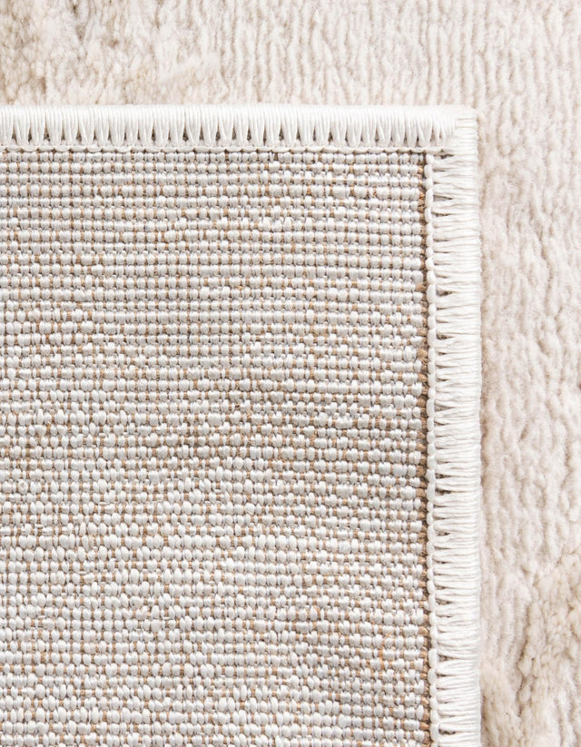 Ivory 7' 10 x 7' 10 Finsbury Octagon Area Rug 60% Polypropylene & 40% Polyester Contemporary Carpet for Living Rooms, Dining, Offices for Sale at Rug Engine