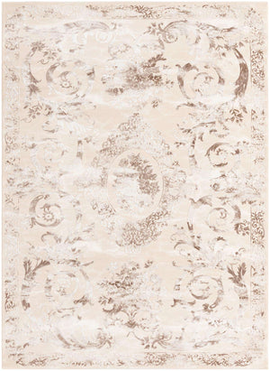 Beige 7' x 10' Finsbury Rectangle Area Rug 60% Polypropylene & 40% Polyester Contemporary Carpet for Living Rooms, Dining, Offices for Sale at Rug Engine