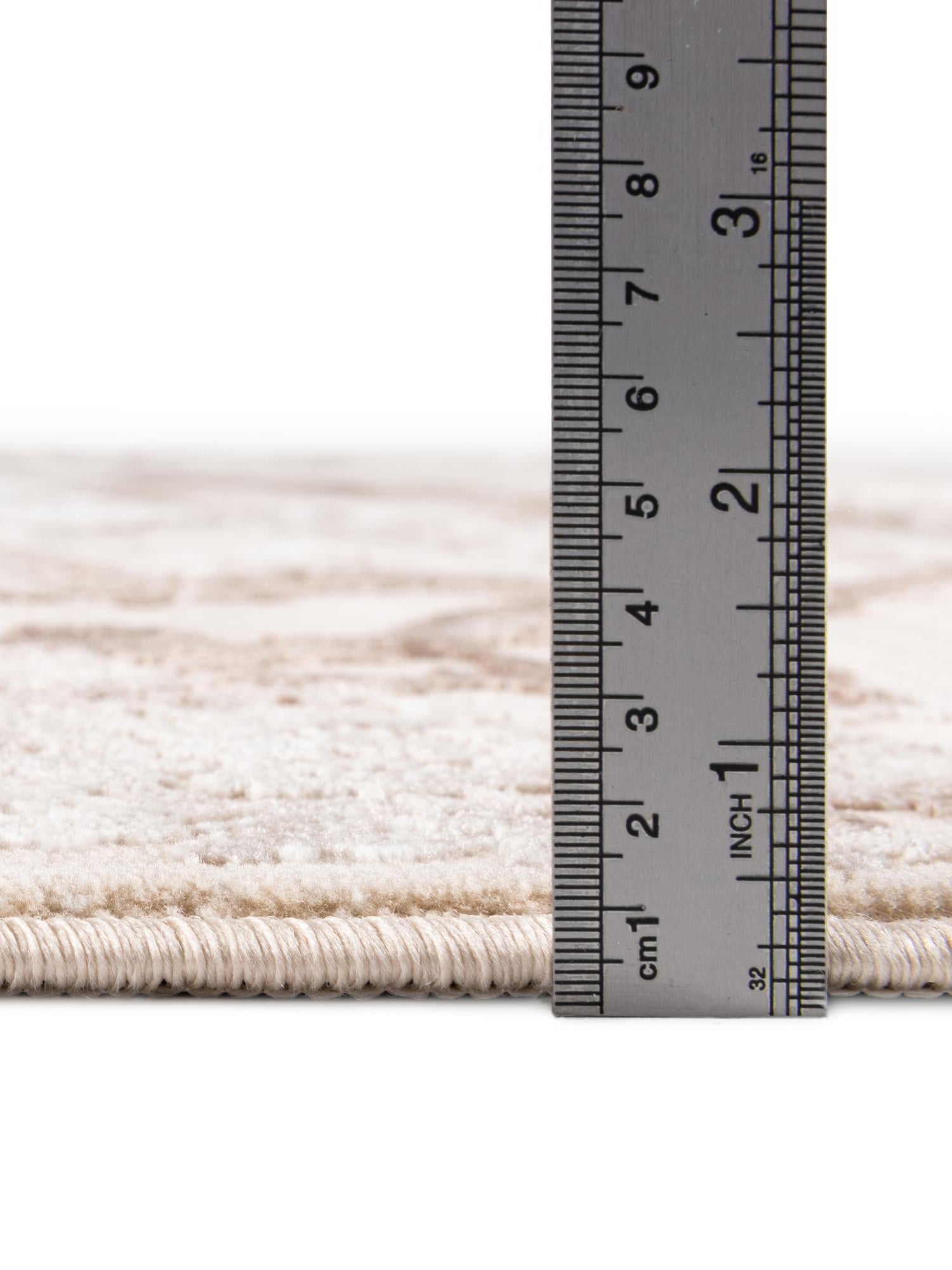 Beige 7' 10 x 10' Finsbury Rectangle Area Rug 60% Polypropylene & 40% Polyester Contemporary Carpet for Living Rooms, Dining, Offices for Sale at Rug Engine