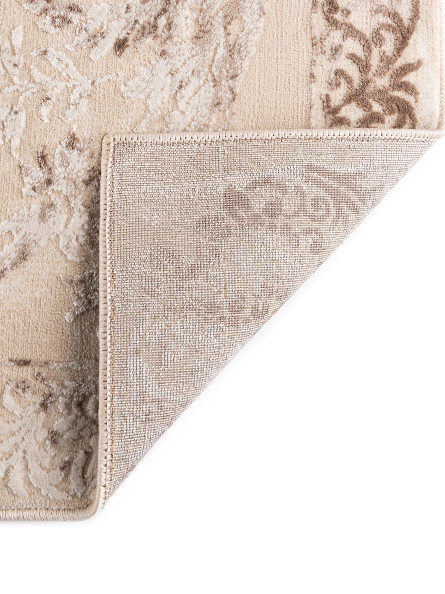 Beige 4' x 6' Finsbury Rectangle Area Rug 60% Polypropylene & 40% Polyester Contemporary Carpet for Living Rooms, Dining, Offices for Sale at Rug Engine