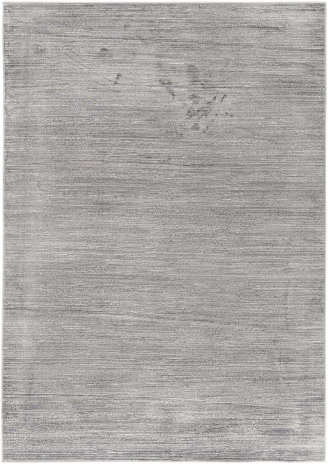 Gray 7' x 10' Finsbury Rectangle Area Rug 60% Polypropylene & 40% Polyester Contemporary Carpet for Living Rooms, Dining, Offices for Sale at Rug Engine