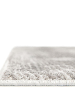 Gray 6' x 9' Finsbury Rectangle Area Rug 60% Polypropylene & 40% Polyester Contemporary Carpet for Living Rooms, Dining, Offices for Sale at Rug Engine