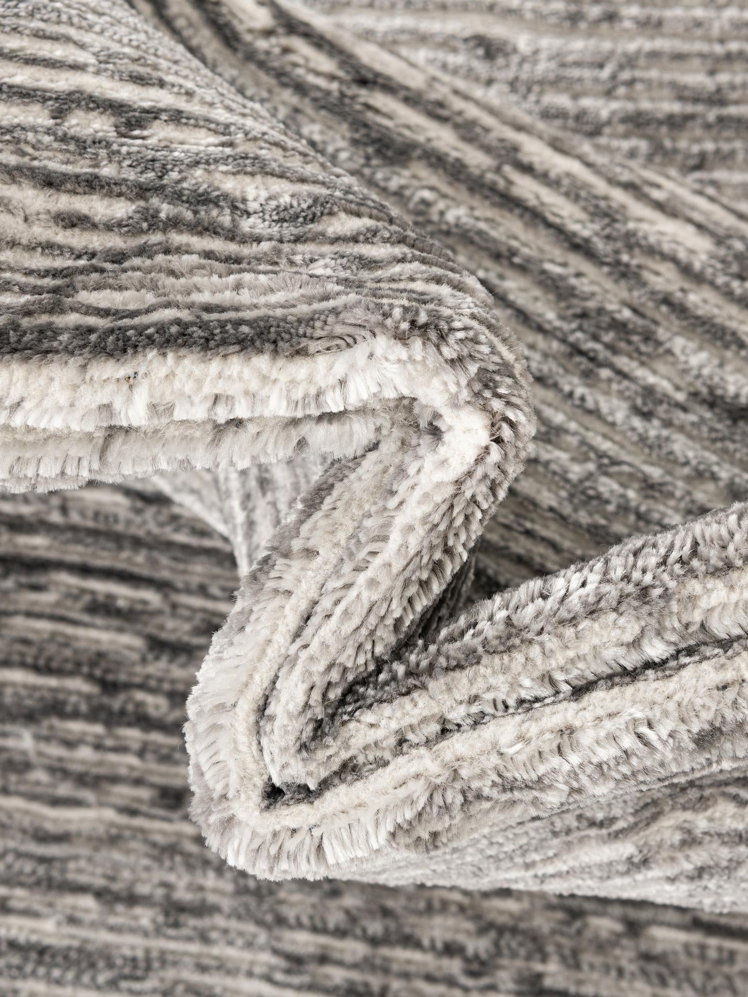 Gray 4' x 6' Finsbury Rectangle Area Rug 60% Polypropylene & 40% Polyester Contemporary Carpet for Living Rooms, Dining, Offices for Sale at Rug Engine