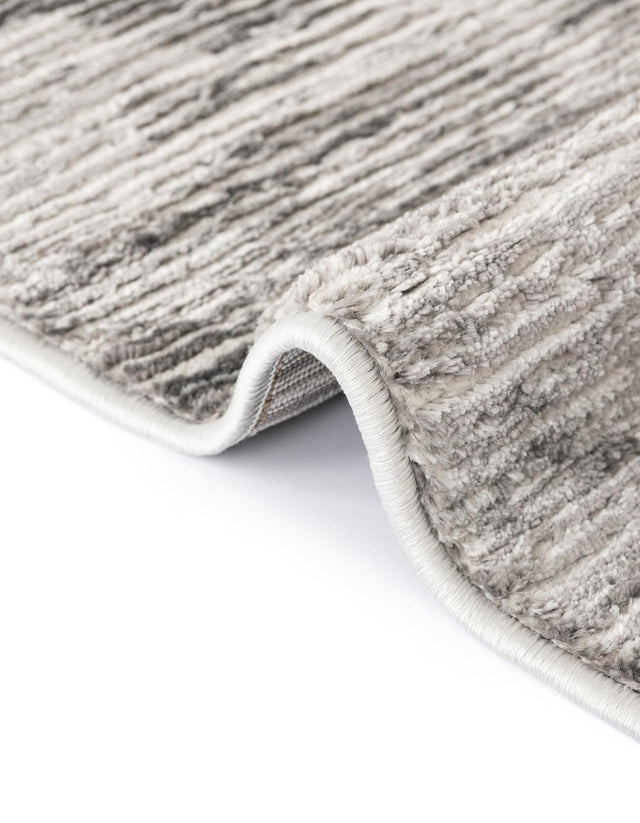 Gray 4' x 6' Finsbury Rectangle Area Rug 60% Polypropylene & 40% Polyester Contemporary Carpet for Living Rooms, Dining, Offices for Sale at Rug Engine