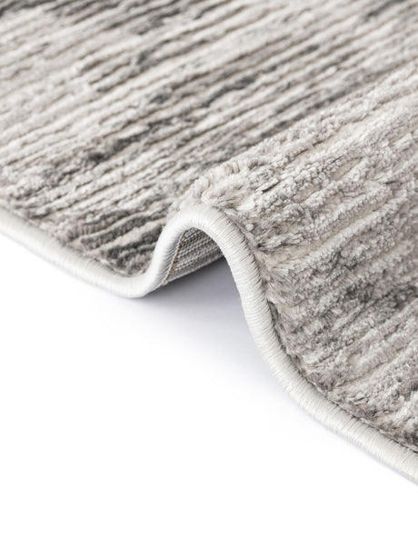 Gray 6' x 9' Finsbury Rectangle Area Rug 60% Polypropylene & 40% Polyester Contemporary Carpet for Living Rooms, Dining, Offices for Sale at Rug Engine