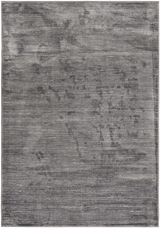 Gray 4' x 6' Finsbury Rectangle Area Rug 60% Polypropylene & 40% Polyester Contemporary Carpet for Living Rooms, Dining, Offices for Sale at Rug Engine