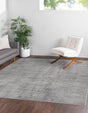 Gray 6' 1 x 6' 1 Finsbury Square Area Rug 60% Polypropylene & 40% Polyester Contemporary Carpet for Living Rooms, Dining, Offices for Sale at Rug Engine