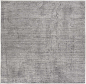 Gray 7' 10 x 7' 10 Finsbury Square Area Rug 60% Polypropylene & 40% Polyester Contemporary Carpet for Living Rooms, Dining, Offices for Sale at Rug Engine