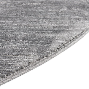Gray 7' 10 x 10' Finsbury Oval Area Rug 60% Polypropylene & 40% Polyester Contemporary Carpet for Living Rooms, Dining, Offices for Sale at Rug Engine