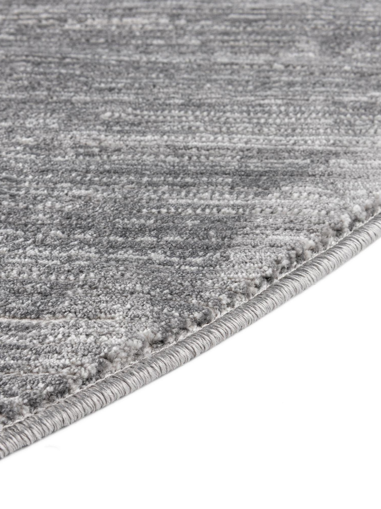 Gray 3' 3 x 5' 3 Finsbury Oval Area Rug 60% Polypropylene & 40% Polyester Contemporary Carpet for Living Rooms, Dining, Offices for Sale at Rug Engine