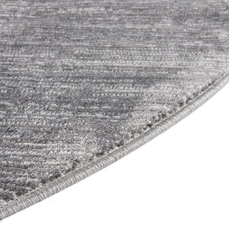 Gray 3' 3 x 5' 3 Finsbury Oval Area Rug 60% Polypropylene & 40% Polyester Contemporary Carpet for Living Rooms, Dining, Offices for Sale at Rug Engine