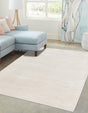 Ivory 5' 1 x 7' 1 Finsbury Rectangle Area Rug 60% Polypropylene & 40% Polyester Contemporary Carpet for Living Rooms, Dining, Offices for Sale at Rug Engine