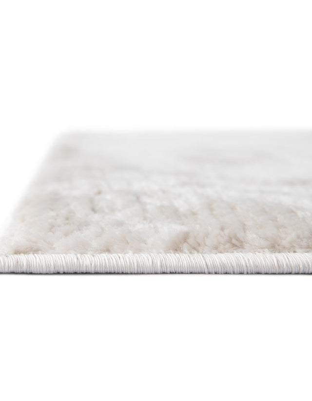 Ivory 4' x 6' Finsbury Rectangle Area Rug 60% Polypropylene & 40% Polyester Contemporary Carpet for Living Rooms, Dining, Offices for Sale at Rug Engine