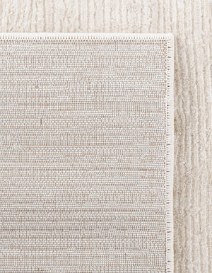 Ivory 3' 3 x 5' 3 Finsbury Rectangle Area Rug 60% Polypropylene & 40% Polyester Contemporary Carpet for Living Rooms, Dining, Offices for Sale at Rug Engine