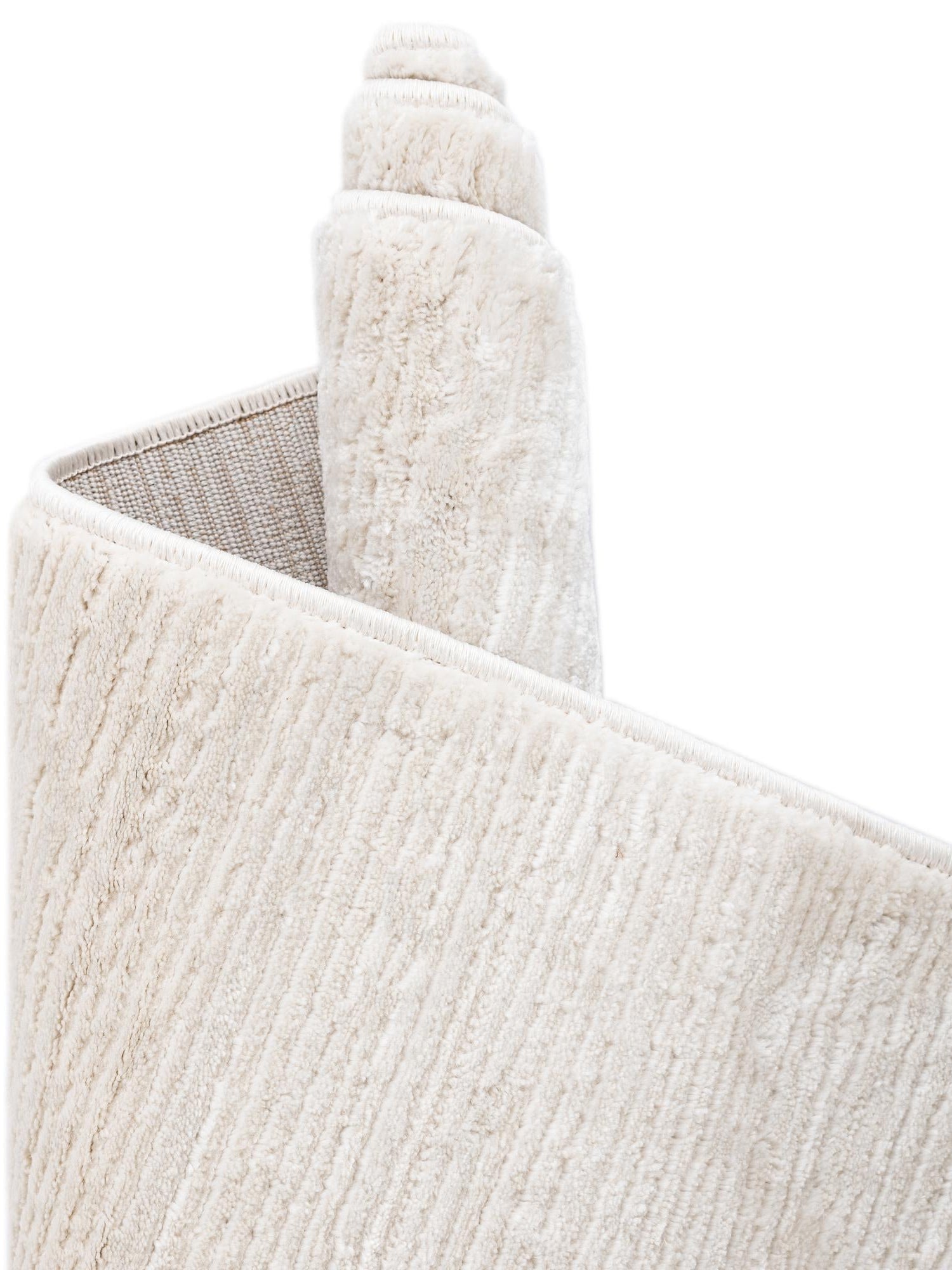 Ivory 6' x 9' Finsbury Rectangle Area Rug 60% Polypropylene & 40% Polyester Contemporary Carpet for Living Rooms, Dining, Offices for Sale at Rug Engine