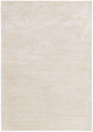Ivory 4' x 6' Finsbury Rectangle Area Rug 60% Polypropylene & 40% Polyester Contemporary Carpet for Living Rooms, Dining, Offices for Sale at Rug Engine