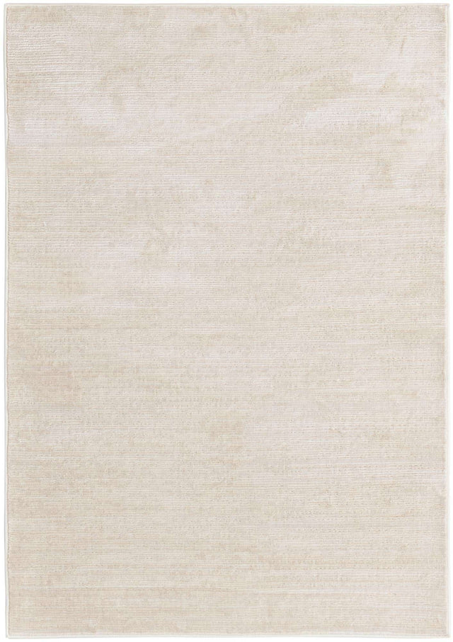 Ivory 4' x 6' Finsbury Rectangle Area Rug 60% Polypropylene & 40% Polyester Contemporary Carpet for Living Rooms, Dining, Offices for Sale at Rug Engine