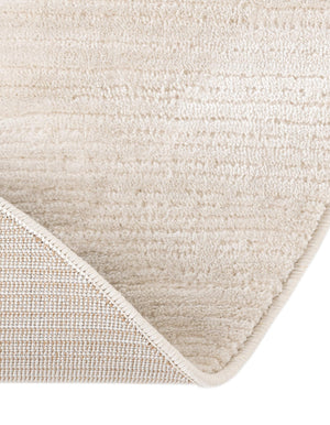 Ivory 3' 3 x 5' 3 Finsbury Oval Area Rug 60% Polypropylene & 40% Polyester Contemporary Carpet for Living Rooms, Dining, Offices for Sale at Rug Engine