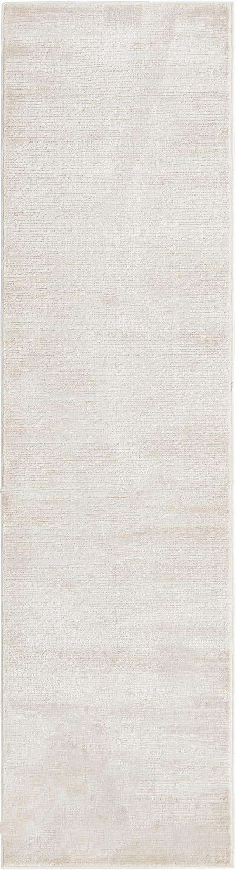 Ivory 2' x 8' Finsbury Runner Area Rug 60% Polypropylene & 40% Polyester Contemporary Carpet for Living Rooms, Dining, Offices for Sale at Rug Engine