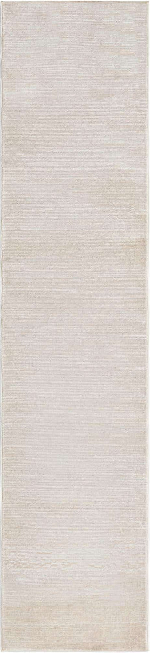 Ivory 2' x 9' 10 Finsbury Runner Area Rug 60% Polypropylene & 40% Polyester Contemporary Carpet for Living Rooms, Dining, Offices for Sale at Rug Engine