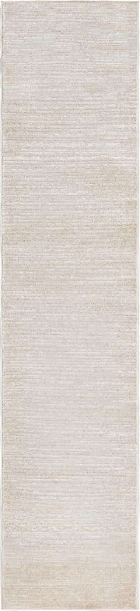 Ivory 2' x 9' 10 Finsbury Runner Area Rug 60% Polypropylene & 40% Polyester Contemporary Carpet for Living Rooms, Dining, Offices for Sale at Rug Engine