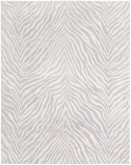 Gray and Ivory 7' 10 x 10' Finsbury Rectangle Area Rug 60% Polypropylene & 40% Polyester Contemporary Carpet for Living Rooms, Dining, Offices for Sale at Rug Engine