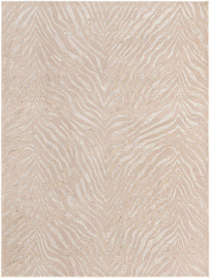 Ivory Beige 9' x 12' Finsbury Rectangle Area Rug 60% Polypropylene & 40% Polyester Contemporary Carpet for Living Rooms, Dining, Offices for Sale at Rug Engine