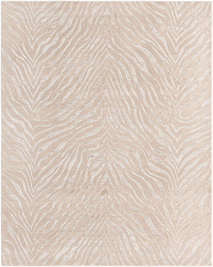 Ivory Beige 7' 10 x 10' Finsbury Rectangle Area Rug 60% Polypropylene & 40% Polyester Contemporary Carpet for Living Rooms, Dining, Offices for Sale at Rug Engine