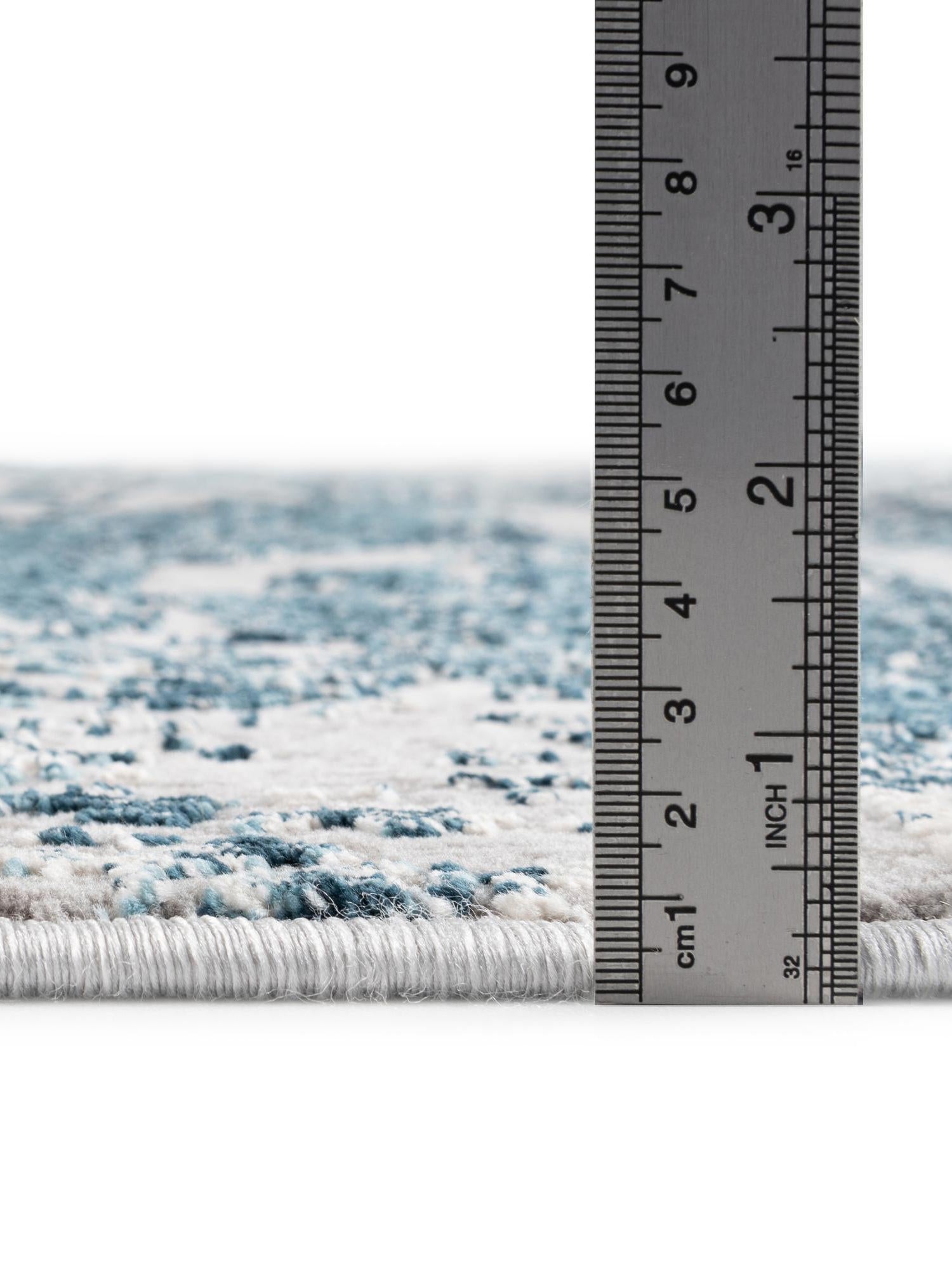 Blue 2' x 9' 10 Finsbury Runner Area Rug 60% Polypropylene & 40% Polyester Contemporary Carpet for Living Rooms, Dining, Offices for Sale at Rug Engine