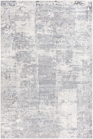 Gray 6' x 9' Finsbury Rectangle Area Rug 60% Polypropylene & 40% Polyester Contemporary Carpet for Living Rooms, Dining, Offices for Sale at Rug Engine