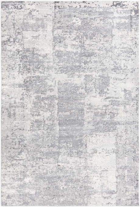Gray 6' x 9' Finsbury Rectangle Area Rug 60% Polypropylene & 40% Polyester Contemporary Carpet for Living Rooms, Dining, Offices for Sale at Rug Engine