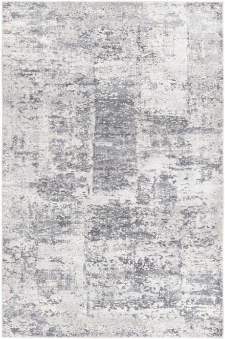 Gray 5' 3 x 8' Finsbury Rectangle Area Rug 60% Polypropylene & 40% Polyester Contemporary Carpet for Living Rooms, Dining, Offices for Sale at Rug Engine
