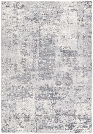 Gray 4' x 6' Finsbury Rectangle Area Rug 60% Polypropylene & 40% Polyester Contemporary Carpet for Living Rooms, Dining, Offices for Sale at Rug Engine