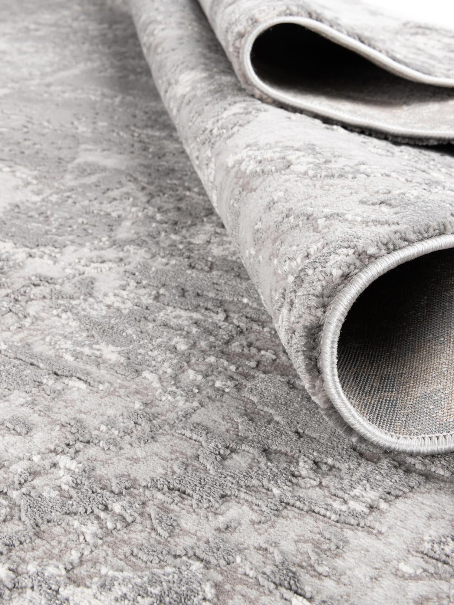Gray 2' x 8' Finsbury Runner Area Rug 60% Polypropylene & 40% Polyester Contemporary Carpet for Living Rooms, Dining, Offices for Sale at Rug Engine