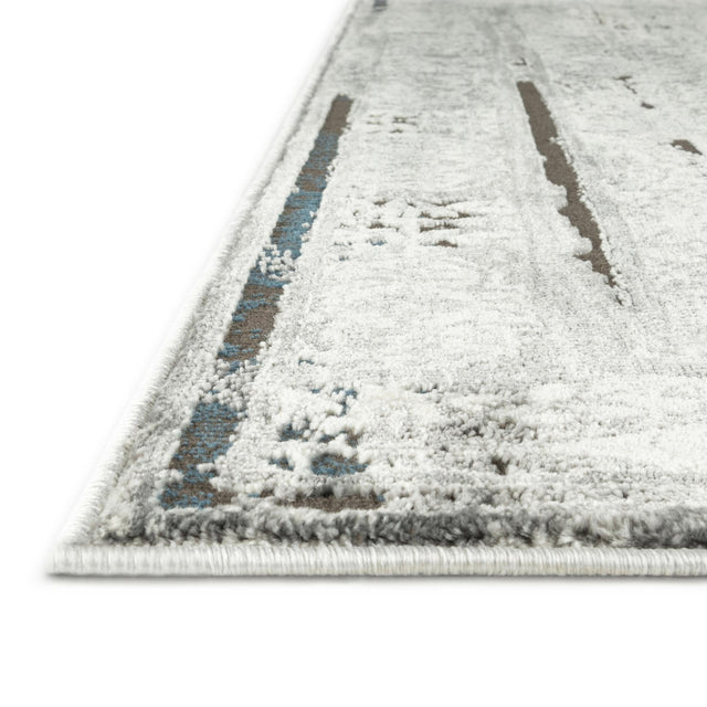 Multicolor 7' x 10' Finsbury Rectangle Area Rug 60% Polypropylene & 40% Polyester Contemporary Carpet for Living Rooms, Dining, Offices for Sale at Rug Engine