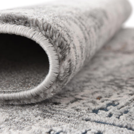 Multicolor 2' 7 x 12' Finsbury Runner Area Rug 60% Polypropylene & 40% Polyester Contemporary Carpet for Living Rooms, Dining, Offices for Sale at Rug Engine