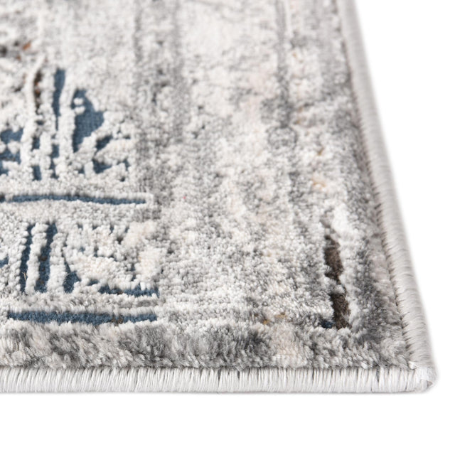 Multicolor 2' x 8' Finsbury Runner Area Rug 60% Polypropylene & 40% Polyester Contemporary Carpet for Living Rooms, Dining, Offices for Sale at Rug Engine