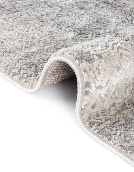 Gray 4' x 6' Finsbury Rectangle Area Rug 60% Polypropylene & 40% Polyester Contemporary Carpet for Living Rooms, Dining, Offices for Sale at Rug Engine