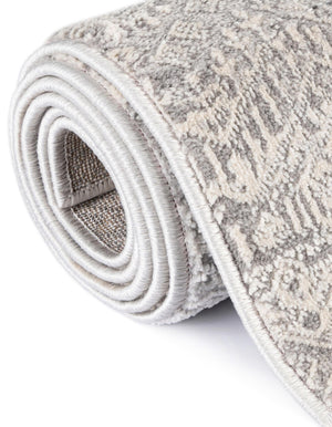 Gray 5' 3 x 8' Finsbury Rectangle Area Rug 60% Polypropylene & 40% Polyester Contemporary Carpet for Living Rooms, Dining, Offices for Sale at Rug Engine