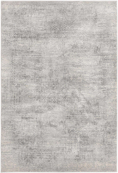 Gray 5' 3 x 8' Finsbury Rectangle Area Rug 60% Polypropylene & 40% Polyester Contemporary Carpet for Living Rooms, Dining, Offices for Sale at Rug Engine