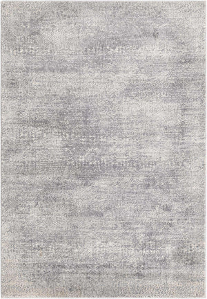 Gray 4' x 6' Finsbury Rectangle Area Rug 60% Polypropylene & 40% Polyester Contemporary Carpet for Living Rooms, Dining, Offices for Sale at Rug Engine