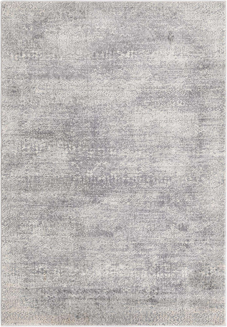 Gray 4' x 6' Finsbury Rectangle Area Rug 60% Polypropylene & 40% Polyester Contemporary Carpet for Living Rooms, Dining, Offices for Sale at Rug Engine